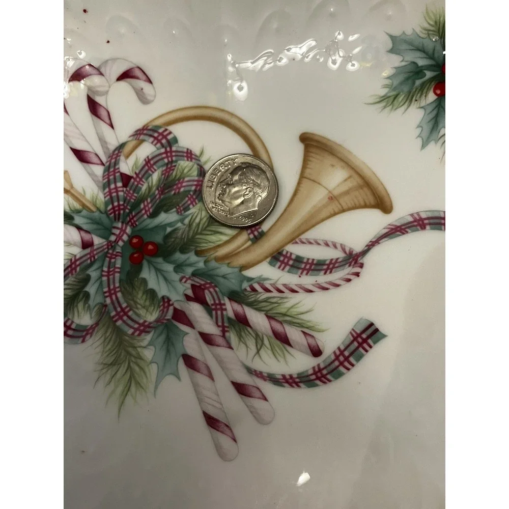 Mikasa Noel Jubilation Bone China Heart Trinket Dish B2101 Japan